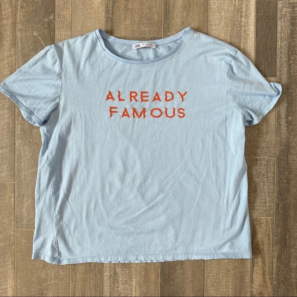Zara Already Famous Graphic Tee - Picture 2 of 6